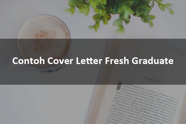 Contoh Cover Letter Fresh Graduate