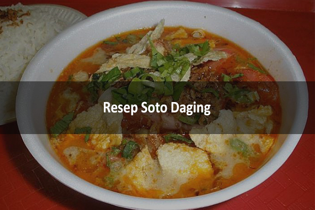 Resep Soto Daging